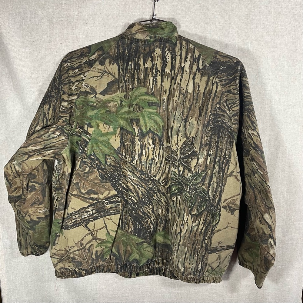 VTG 80s/90s Realtree Camouflage Bomber Snap Jacket by Liberty Made in USA - Picture 2 of 14